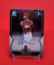 2023 Bowman Chrome Draft Alberto Rios 1st Prospect On Card Auto Angels