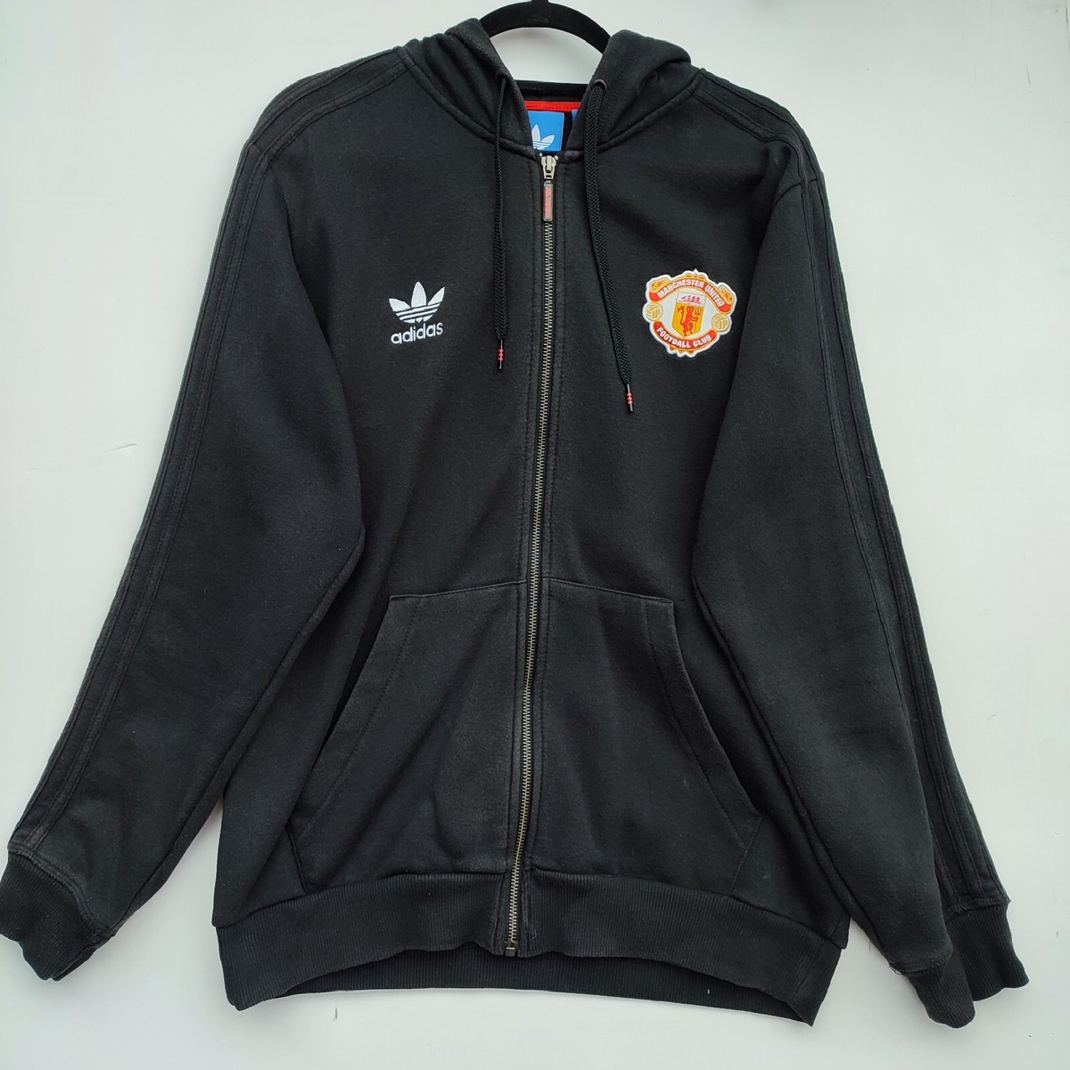 Manchester United Adidas Originals Football Hoodie Men's Medium