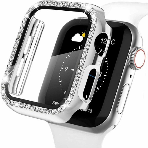 Bling Case Cover Full Screen Protector For Apple Watch Sereis 10 9 8 7 6 5 4 321 - Picture 18 of 26