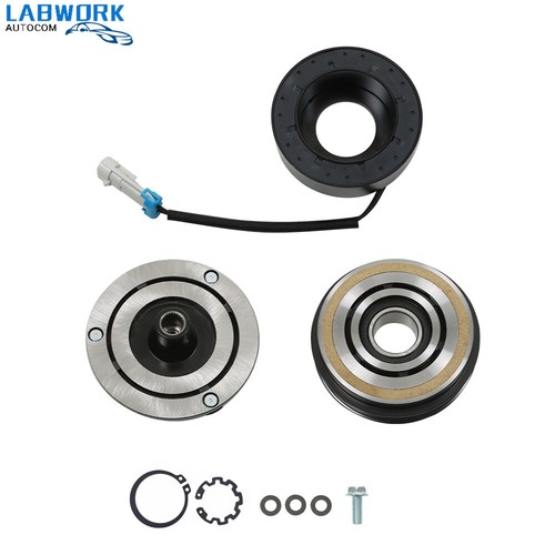 A/C Compressor Clutch For Chevrolet Silverado 1500 4.3L 5.3L 00-13 w/Pulley Coil - Picture 2 of 16