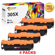 4P For HP LaserJet Pro 400 M451dn M476dn M476dw MFP Color Toner CE410A 305A ink