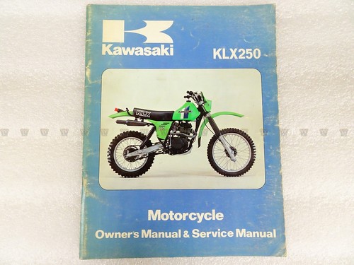 Kawasaki 99920-1075-01 Motorcycle Owner's & Service Manual KLX KLX250-A2 - Bild 1 von 6