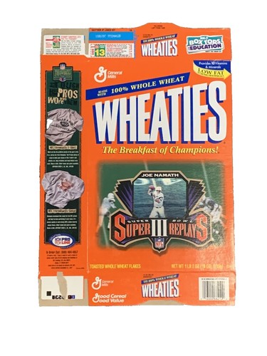 Wheaties 12 Oz. Cereal Box Wall Mountable Deluxe Display Case