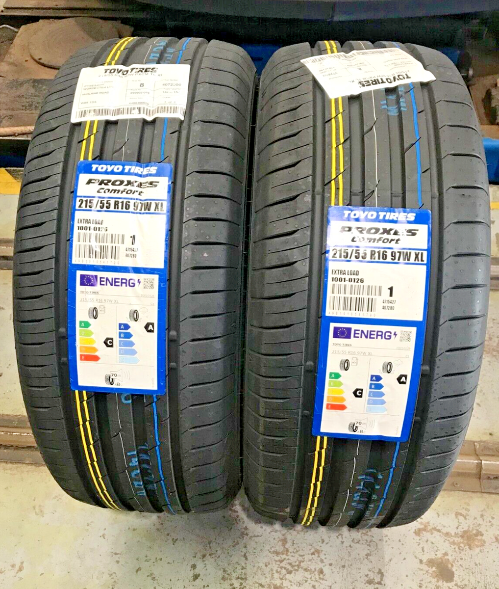 X2 215 55 16 TOYO PROXES COMFORT AMAZING C,A RATED QUALITY TYRE
