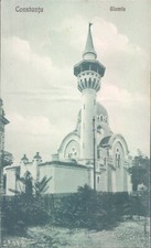 ROMANIA Constanta mosque 1910s PC