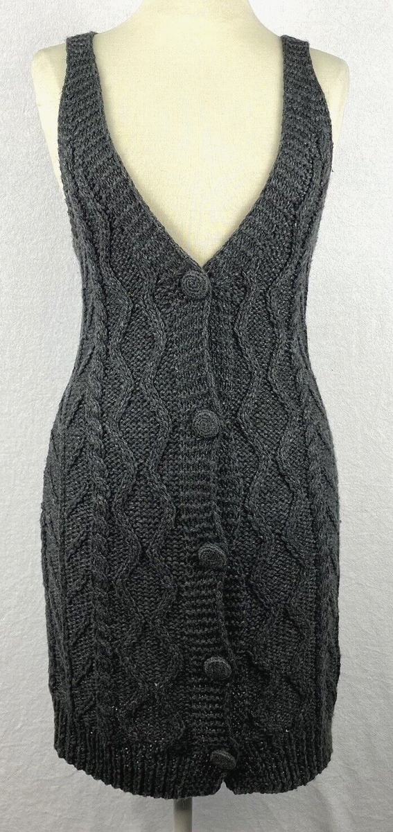 white christmas dresses Heart Aran Knit Dress, One Size / Brown main image 0