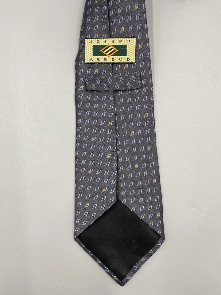 "Corbata de cuello abstracta Joseph Abboud hecha en Italia 100 % seda Seta 58"" de largo" Foto 4 de 4