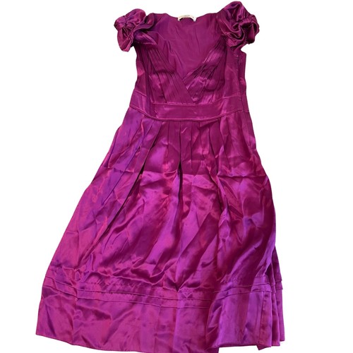 Abito Prada in seta rosa fucsia con fiocchi taglia IT38 - Foto 5 di 16