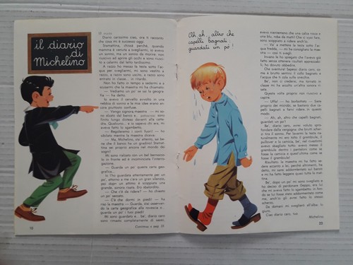 Michelino n.21 anno 1965 Rivista per Bambini di Scienza Racconti Fumetto ecc. - Picture 2 of 2
