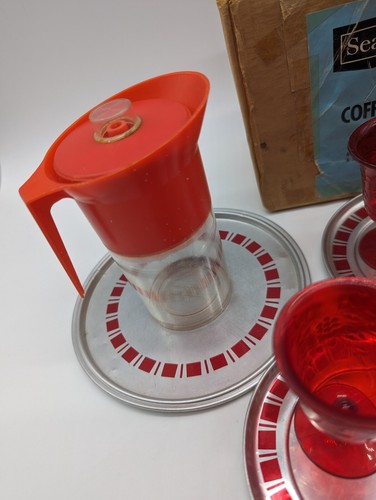 Vintage Sears Aluminum Toy Coffee Service Set - Picture 11 of 12