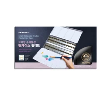 New Mungyo Empty Watercolor Tins Box Palette Paint Case 12/24/48 Color