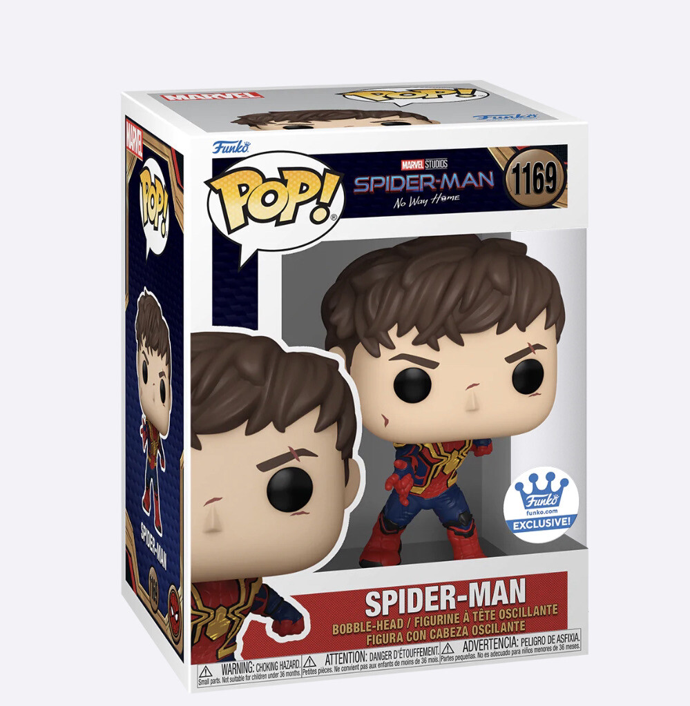 Funko POP Vinyl Marvel UNMASKED SPIDER-MAN No Way Home Shop