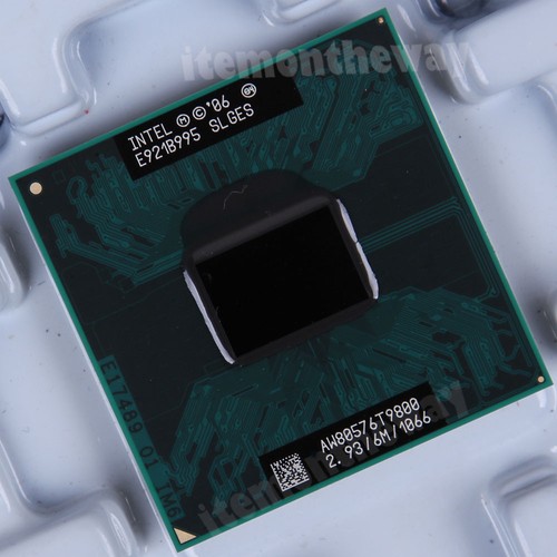 Original Intel Core 2 Duo T9800 SLGES Prozessor 2.93 GHz 1066 MHz 478 Sockel - Bild 1 von 1