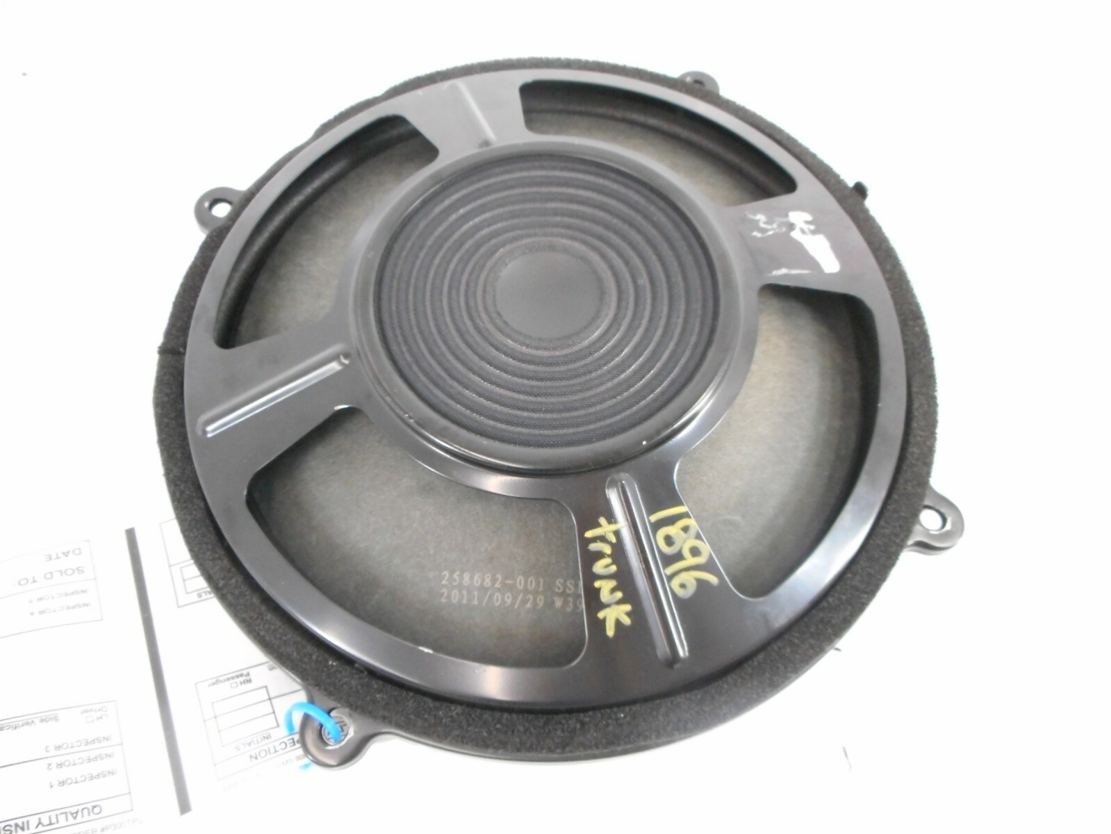 Maserati Quattroporte M139 Subwoofer Speaker Trunk Mounted BOSE OEM 2012 12