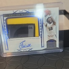 Trevion Williams 2022-23 Leaf Trinity RPA Rookie Laundry Tag Patch Auto 9 /40