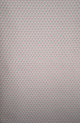 Art Deco Light & Dark Mauve & Teal Scallop Design Wallpaper by Fine Decor 04430