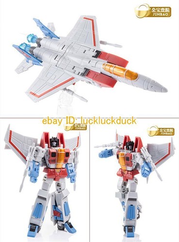 JinBao FG01-03 Starscream Thundercracker Skywarp Decepticon 3pcs G1 5" Robot Toy - Picture 5 of 9