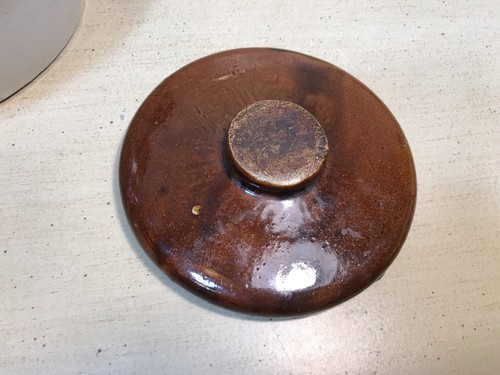 Vintage Red Wing Advertising Stoneware Bean Pot LaCrosse Wisconsin Use Your Bean - Picture 9 of 12