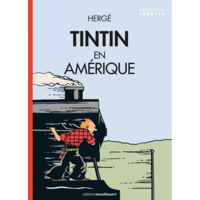 TIM in AMERIKA - Tim und Struppi tintin KUNSTDRUCK POSTER PLAKAT BILD