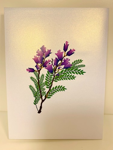 Origami Pop Cards Jacaranda Tree Forrest Pop Up Greeting Card Happy Mother's Day - Picture 7 of 19