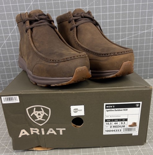 Ariat Men’s Spitfire Outdoor Waterproof Boots Sz. 10.5 US New Leather~~~ - Picture 1 of 8