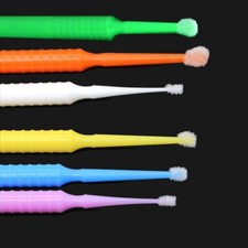 100Pcs Dental Disposable TPC Micro Applicator Brush Bendable 6 Colors 4 Sizes