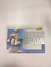 2000 Leaf Certified Fabrics Of The Game Plaxico Burress #fg-23 /1000 (PWE)