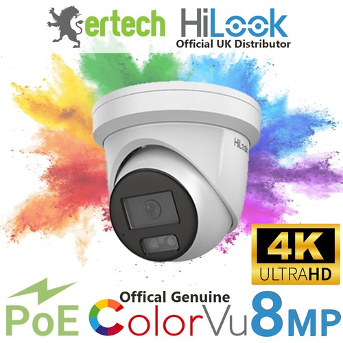 Kit fotocamera microfono audio Hikvision IP PoE Colorvu sistema telecamere a circuito chiuso a colori PoE 8MP 4K UHD - Foto 2 di 10