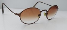Vintage Jones New York J323 Bronze Oval Metal Sunglasses FRAMES ONLY