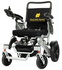 Fold and Travel AUTO FOLDING Electric Wheelchair Folding  Power Wheelchair