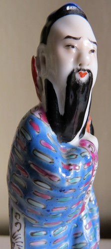 2 Chinese Republic Porcelain Immortals / Figures - Picture 4 of 21