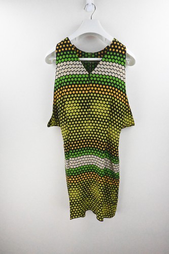 MARNI 100% silk polka dot wide sleeve opening dress size EU40/UK12 - Picture 6 of 11