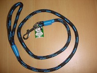 Hundeleine Aus Pp 1,20M / 10Mm Schwarz/Blau