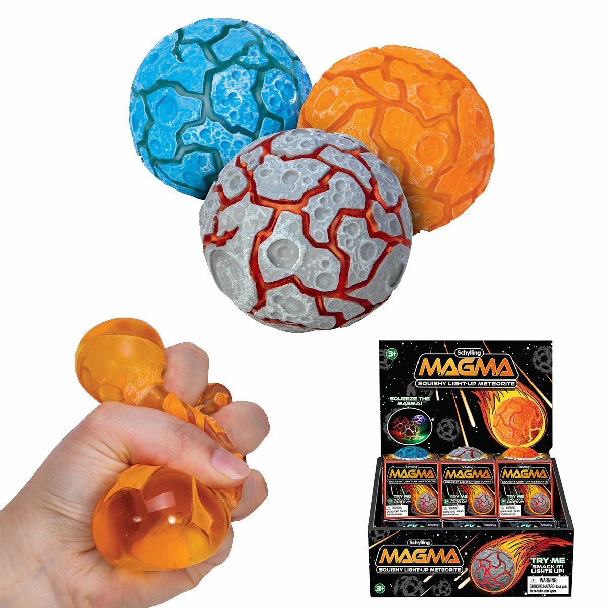 Magma Light Up Squishy Meteorite Magma Light Up Squishy Meteorite