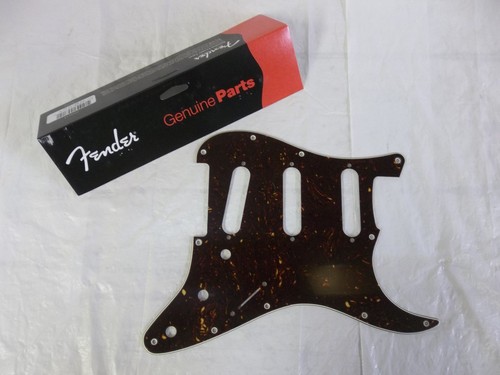 Genuine Fender Strat TORTOISE SHELL 4-PLY PICKGUARD 11-Hole Stratocaster ~ NEW - Picture 3 of 6