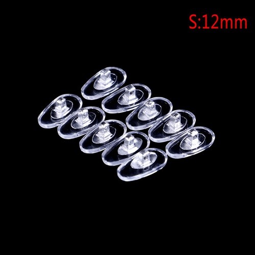 5 Pairs Nose Pads Silicone Screw On for Glasses Sunglasses Spectacle Nosepad;;b - Bild 12 von 15