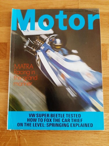 Motor 21.11.1970 VW Käfer 1600 - Inside Matra