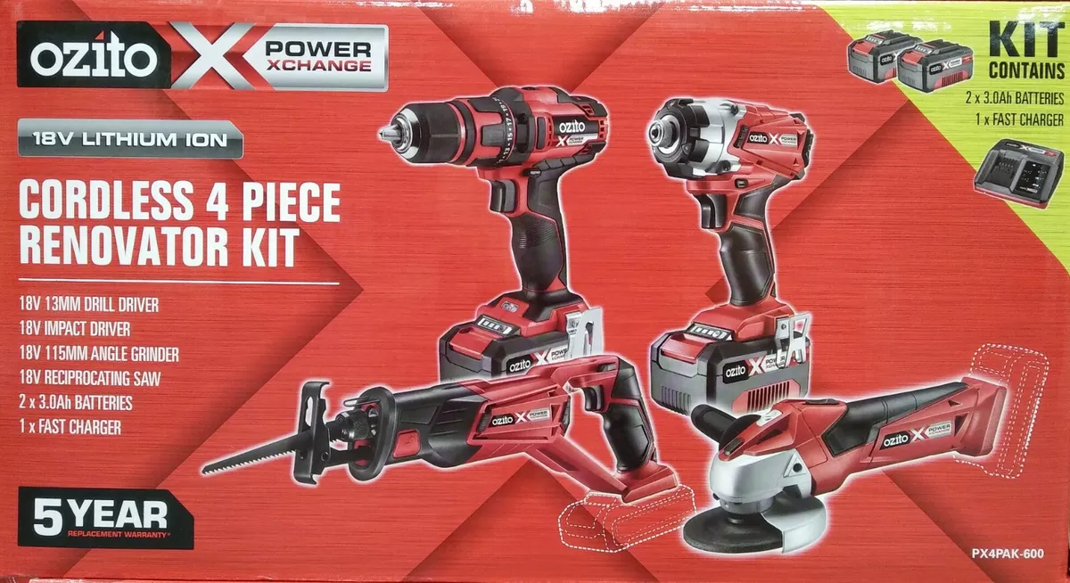 Ozito 18v cheap impact driver