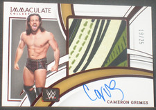 Cameron Grimes 2022 Panini Immaculate WWE Autograph Premium Memorabilia (19/25)