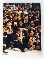 1991-92 Pro Set Hockey Pittsburgh Penguins 1991 Stanley Cup Champions #319