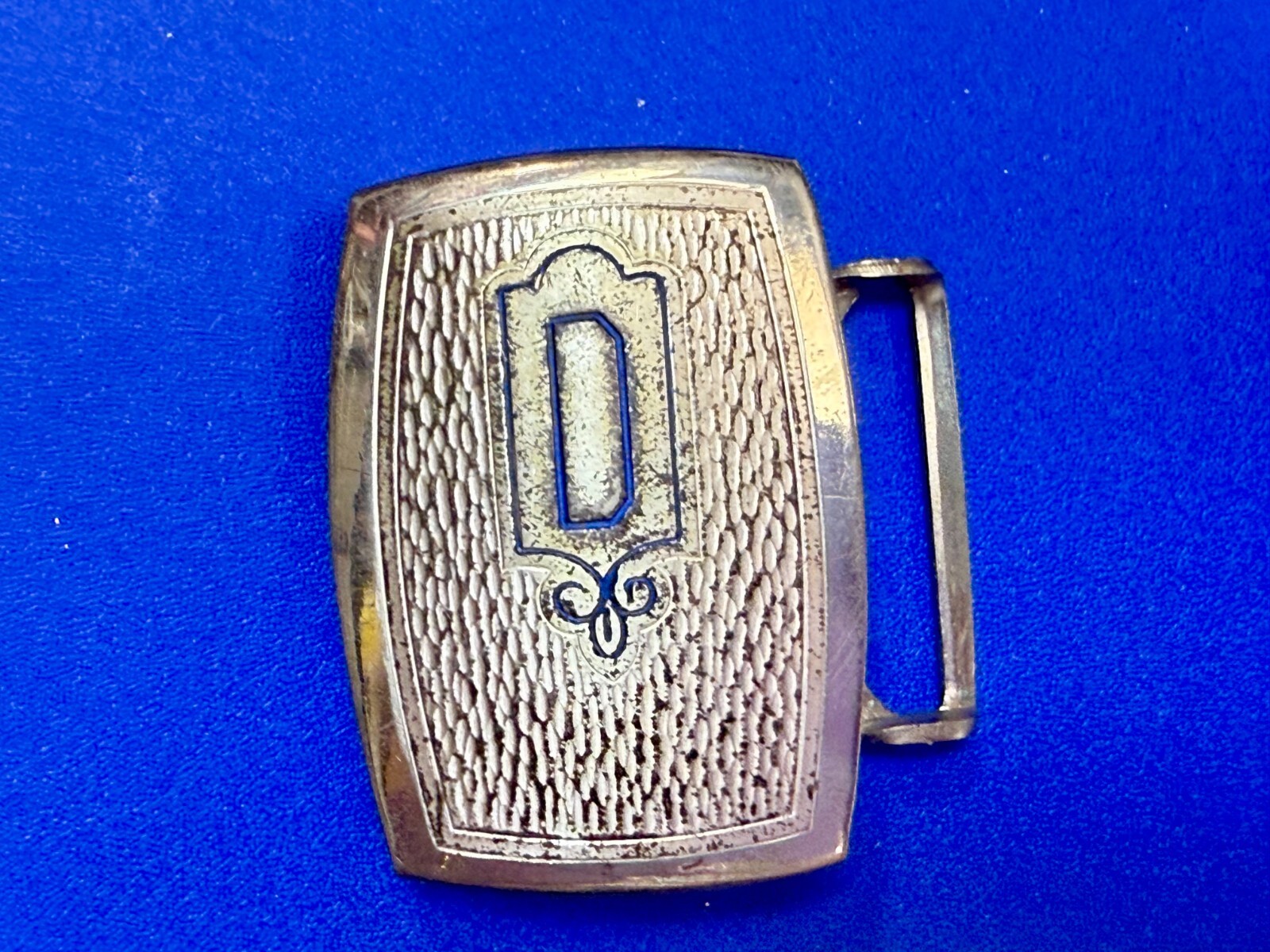 Custom Initial Letter D Monogram Silver Plated Pi… - image 2