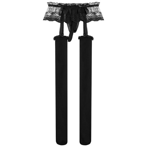 Collant homme résille transparent sans entrejambe sissy lingerie bas collants sous vêtement - Photo 44 sur 132