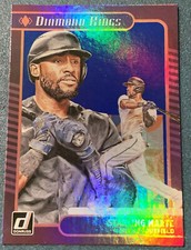 STARLING MARTE - 2021 DONRUSS DIAMOND KINGS - HOLO BLUE PARALLEL - MARLINS - #17