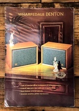 Wharfedale Denton Speaker 1pg Dealer Spec Sheet  *Original*