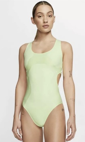 NWT Nike City Women’s Ready Run Bodysuit Barely Volt MSRP $120 Size Large - Picture 10 of 12