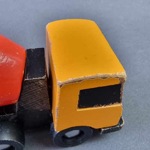 Rare Vintage STEIFF Wooden Cement Concrete Mixer Car Toy Germany Collectible - Picture 7 of 22