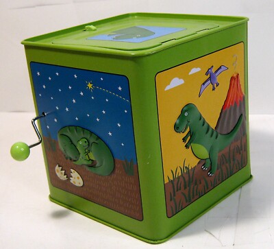 Jack Rabbit Creations, Inc Metal Dinosaur Jack-In-The-Box Works