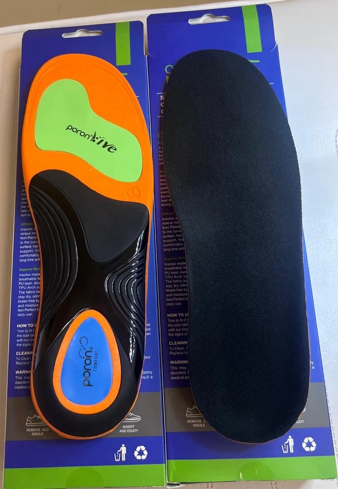 Plantillas : Plantillas ortopédicas para mujeres y hombres Soporte de pie alto - Imagen 2 de 2