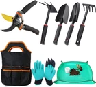 Premium 8-Piece Garden Tools Set – Heavy Duty Carbon Steel with Rust-Proof Coati