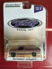 Greenlight 1:64 1983 Burgundy Chevrolet Silverado C-10 Model Car 39070 E CHASE